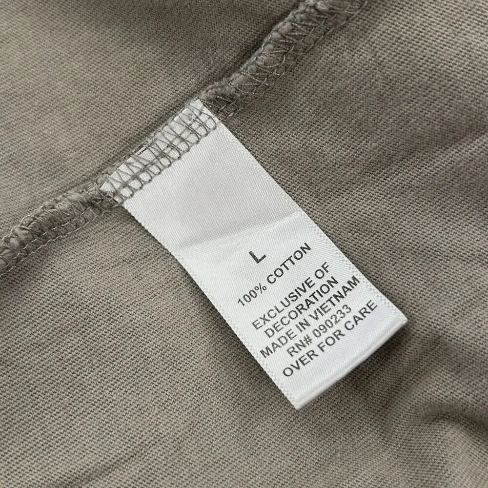 Fear of God Essentials Long-Sleeve Tee Taupe sz Large L SF